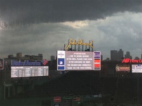 red sox game delayed today